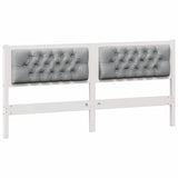 Headboard Other White and light grey 180 cm Solid pine wood 878998
