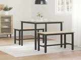 Dining Tables 70 x 70 x 75 cm Engineered Wood Sonoma Oak Square 892621