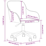 Dining Chair 2 pcs Light Grey 55 x 59.5 x 77 cm Velvet 3415416