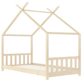 Kids Bed Frame Solid Pine Wood 80x160 cm 283365