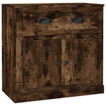 Sideboards 2 pcs Smoked Oak Engineered Wood 3185268