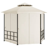 Gazebo with Sidewalls 3.1x2.7 m Cream 313931