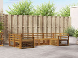Sofa Sets 6 pcs Natural Solid Acacia Wood 3375379