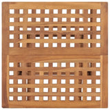 Folding Garden Table 50x50x50 cm Solid Teak Wood 315454
