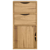 Side Cabinet with Drawers ODDA 40x24x79 cm Solid Wood Pine 4103597