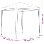 Professional Party Tent 2x2 m Green 48511