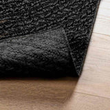 Rug ZIZUR Anthracite 140x200 cm Jute Look Indoor and Outdoor 4010348
