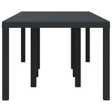Garden Table Anthracite 250 x 100 x 73 cm Poly Rattan 3378516