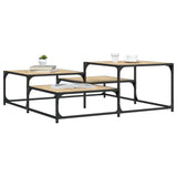 Coffee Table Sonoma Oak 107x107x40 cm Engineered Wood 837753