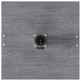 Outdoor Umbrella Base Dark grey wood look 45 x 45 x 31 cm Steel 42009945