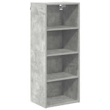 Hanging Cabinet with Storage Concrete Grey 40 x 29.5 x 100 cm 884469