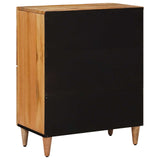 Sideboard with Storage Natural 60 x 33 x 75 cm Solid Mango Wood 4018286