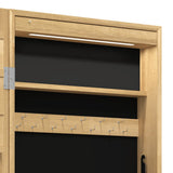 Mirror Jewellery Cabinet with LED Lights Wall Mounted 353240