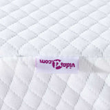 Mattress Topper White 80 x 200 x 5 cm Jaquard Fabric 4106221