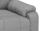 Massage Chair Light Grey Fabric 348120
