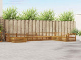 Outdoor Sofa Set 8 pcs Natural 3373954