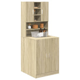 Washing Machine Cabinets 2 pcs Sonoma Oak Engineered wood 3307666