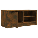 TV Cabinet Smoked Oak 80x35x36,5 cm Engineered Wood 817117