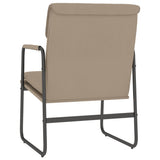 Lounge Chair Cappuccino 55x64x80 cm Faux Leather 351365