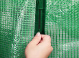 Mini Walk-in Greenhouse with PE Cover, 4-Shelf Indoor Outdoor Plant Gardening Green House for Garden 50711316