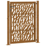 Garden Gate 100x125 cm Weathering Steel Trace Design 4100985