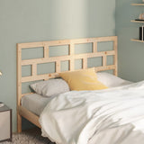 Bed Headboard 141x4x100 cm Solid Wood Pine 814189