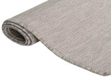 Outdoor Flatweave Rug 120x170 cm Light Grey 340781