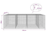 Gabion with 5 mm Wire and 5x5 cm Mesh 350x100x150 cm 3464377