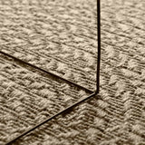 Rug ZIZUR Beige 80x250 cm Jute Look Indoor and Outdoor 4010404