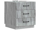 Bedside Cabinet Grey Sonoma 43 x 41 x 63.5 cm Engineered Wood 895251