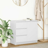 Sideboard with Drawer White 71x35x65 cm Engineered Wood 861571