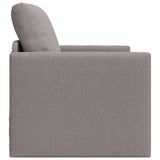 Sofa Bed Taupe 74 x 77 x 81 cm Fabric 4106626