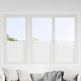 Window Films 4 pcs Frosted Stripes Pattern PVC 3208972