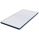 Mattress Pads White and blue 90 x 190 cm Gel Memory Foam 4106255