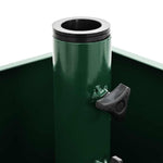 Parasol Base with Planter Green 45 x 45 x 45 cm Steel 42010367