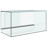 Terrarium with Storage Transparent 80 x 40 x 40 cm Glass 42020392