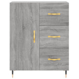 Sideboard Grey Sonoma 69.5x34x90 cm Engineered Wood 827898
