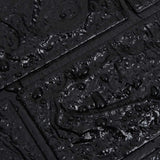 Wallpaper Set of 40 Black PE Foam 70 x 77 cm Wallpaper 150726