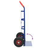 Extendable Hand Trolley Blue and Red 57 x 46 x 113 cm Steel 4019014