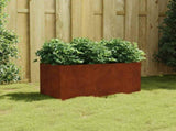 Planter 80x40x40 cm Corten Steel 824530