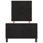 ZNTS Bed Frame Black 80x200 cm Velvet 3344971