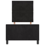 ZNTS Bed Frame Black 80x200 cm Velvet 3344971