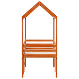 High Sleeper Bed without Mattress Wax Brown 80x200 cm Solid Wood Pine 3282137