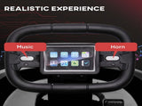 6V Electric Kids Bumper Car, 6V Spin Waltz Car, with Music, Horn, Lights - Black T3398P348362