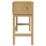 Console Table "FLORO" Wax Brown 89,5x36,5x73 cm Solid Wood Pine 374020
