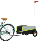 Bike Trailer Black and Green 30 kg Iron 94039