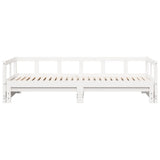 Daybed without Mattress White 90x190 cm Solid Wood Pine 854956