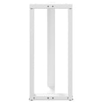 ZNTS Bar Table Legs T-Shaped 2 pcs White 40x35x cm Steel 4013073