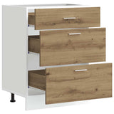 Kitchen Base Cabinet Lyon Artisan Oak Engineered Wood 854258