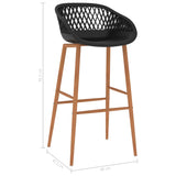 Bar Chairs 2 pcs Black 248152